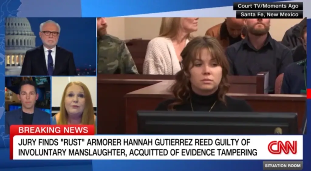 Hannah Gutierrez Reed was found guilty of involuntary manslaughter.
