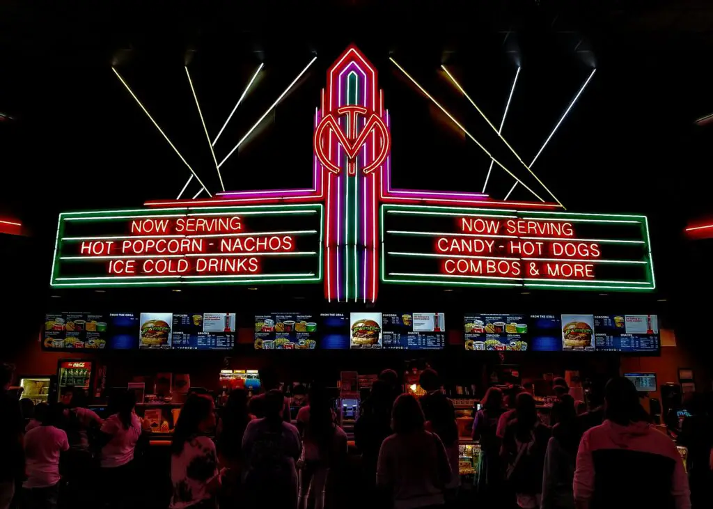 outside food into a movie theater