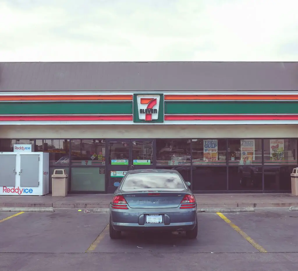 In this video clip, a man mistakenly shatters the door of a convenience store