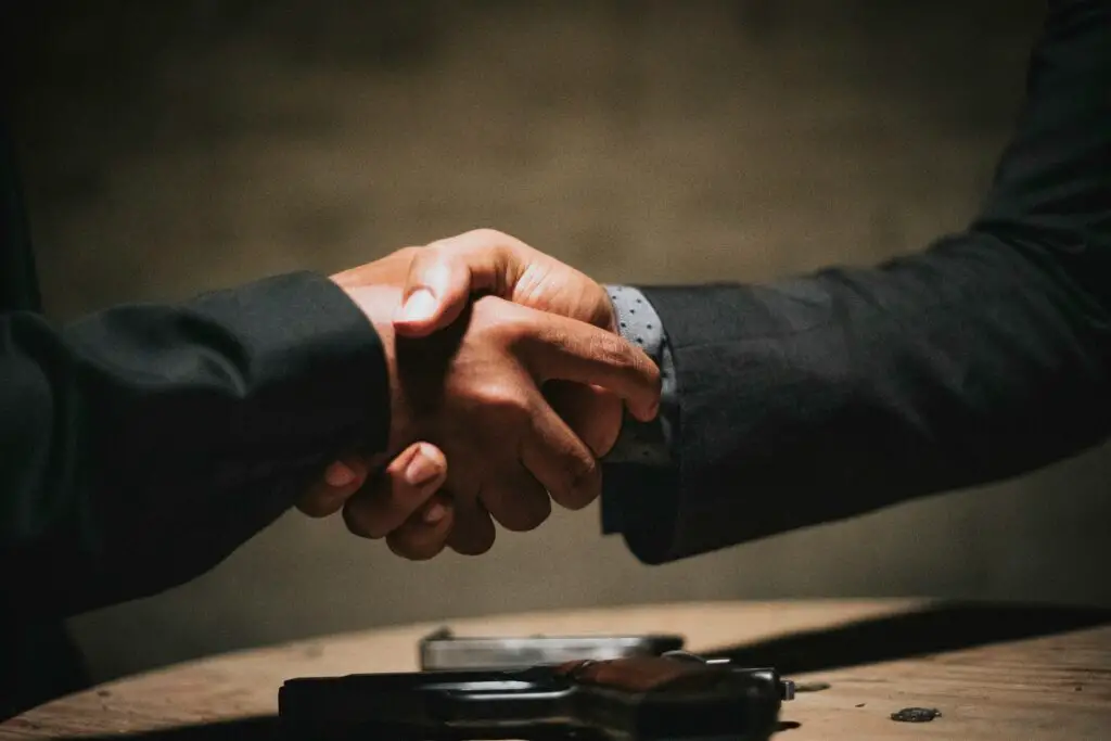 Handshakes can be legally binding in cases that don't fall under the statute of frauds 