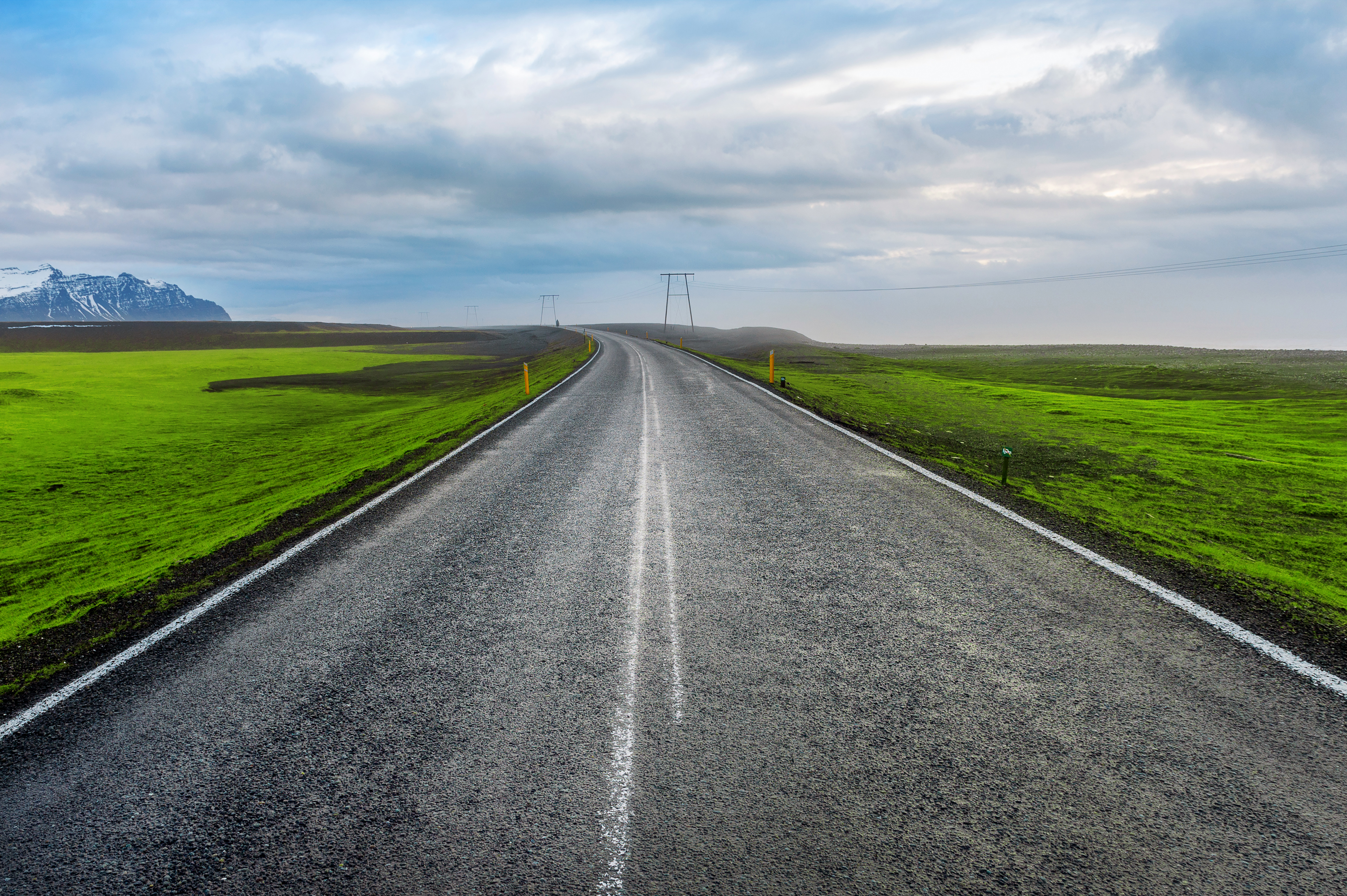 single lane road