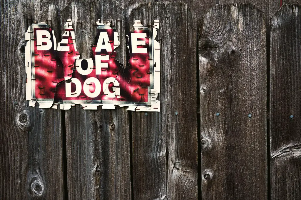 Beware of dog signs may warn about dangerous animals, but they do not remove animal handling liability from owners 